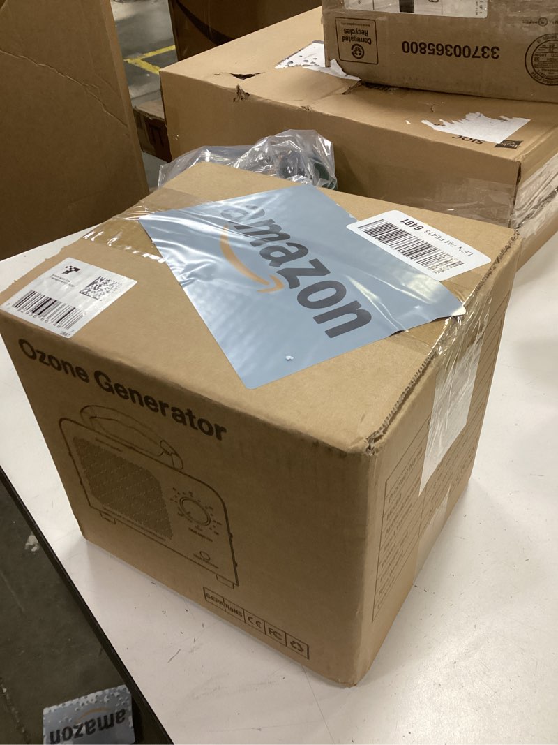 Condition photo showing New/Like New for Ozone Generator 48,000mg, Commercial Ozone Machine Odor Removal, High Capacity O3 Ionizer Air Purifier Deodorizer, Portable Mini for Car, Home, Smoke, Pets, Industrial, for 4000 Square Feet -Black