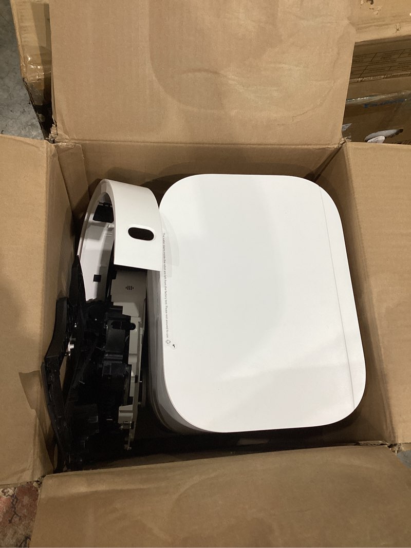 Condition photo showing As Is for dreame l40 ultra gen 2 robot vacuum and mop with 25,000pa suction, extendable side brush and mop, all-in-one self-emptying & cleaning dock, voice & app control, white l40ultragen2-white