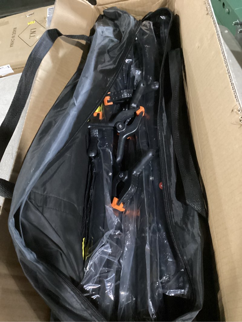 Condition photo showing Good Condition for backdrop stand for parties 10 x 8.5 ft, heavy duty photography backdrop stand for events, video shooting, portable photo background stand with carry bag, sandbags, spring clamps 10x8.5 ft