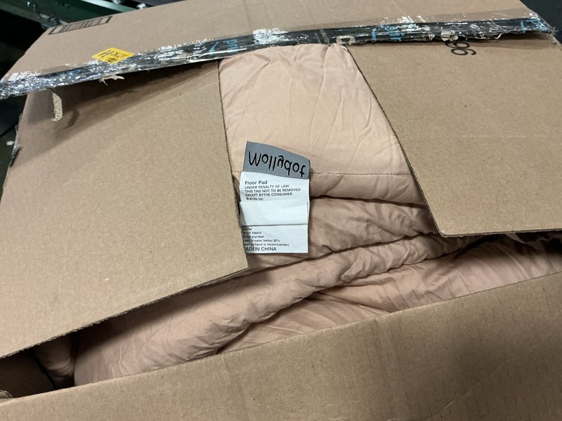 Condition photo showing As Is for Mollydot Japanese Floor Futon Mattress Full Size 54"x 80", Foldable Bed Mattress, Portable Tatami Ma