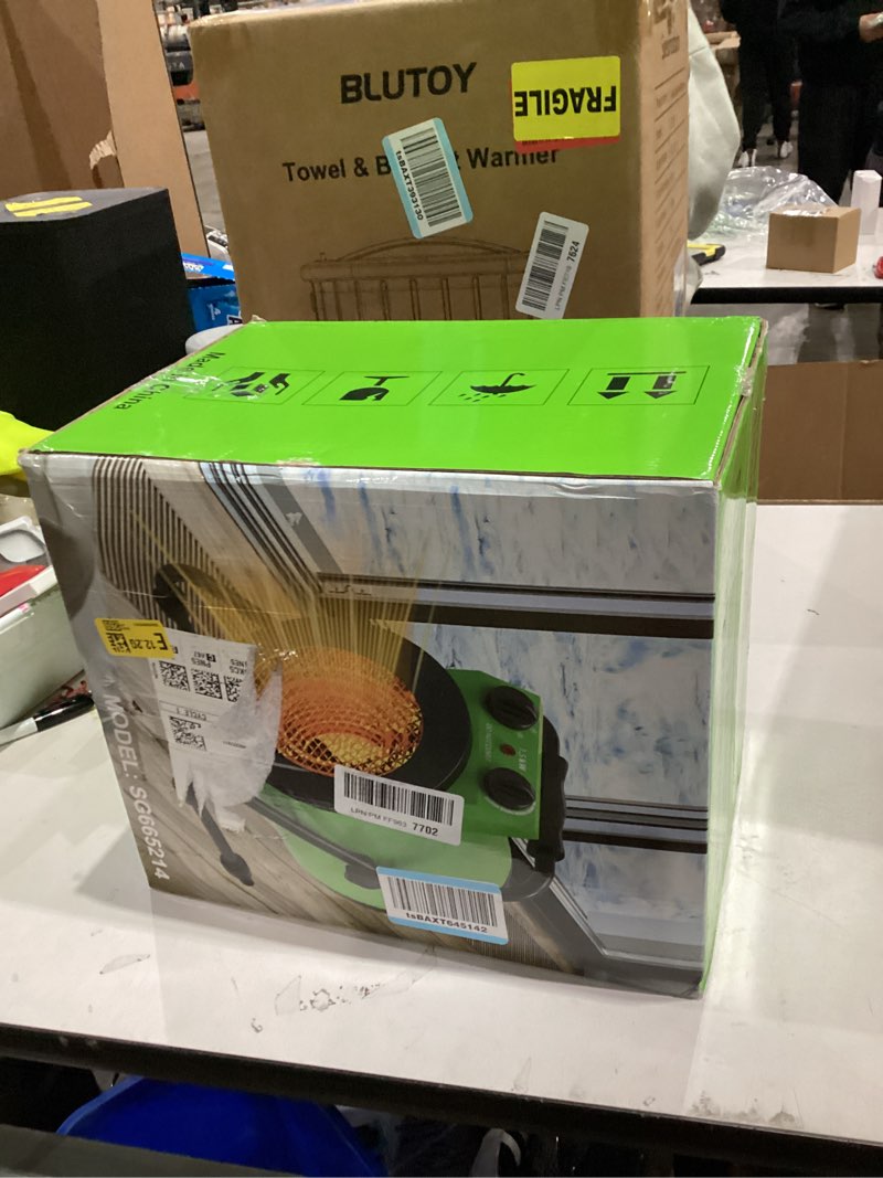 Condition photo showing New/Like New for Gardtech Greenhouse Heater with Digital Thermostat, 1500W Portable Outdoor Heater with Overheat Protection, Grow Tent Heaters [Stronger air volume] Fast Heating for Patio, Garage, Flower House(Green)