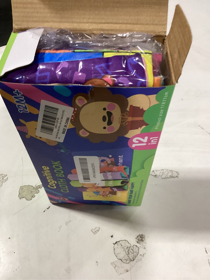 Condition photo showing New/Like New for baby bath books, fabric soft baby cloth books, early education toys, waterproof babies book for toddler, newborn, infants perfect shower toys, kids bath toys toddler gift (12pcs)