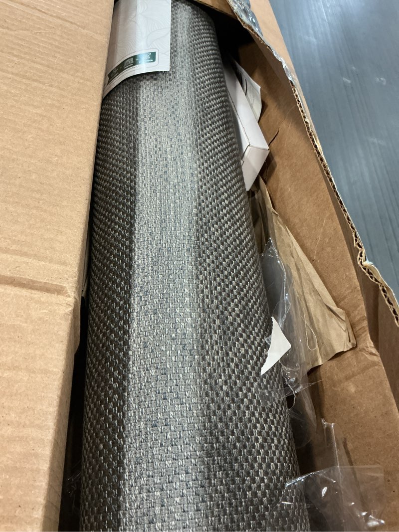 Condition photo showing As Is for LEKEEPGO Door Mat 24"x36", Non Slip Door Mat Indoor Entrance, Rubber Backing Front Indoor Door mats Washable Absorbent Low-Profile Entryway Entry Resist Dirt Inside Door Mats, Light Grey 2' x 3' (Rectangular) Light Grey