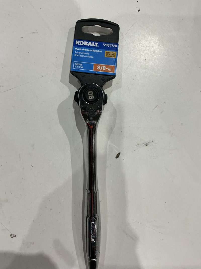 Condition photo showing Good Condition for kobalt 90-tooth 3/8-in drive full polish handle ratchet
