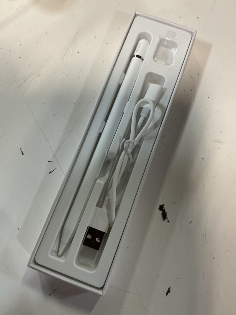 Condition photo showing Good Condition for pencil 1st gen for ipad(2018-2025): all-aluminum, bt shortcuts, plug&charge, usb-c fast charging stylus, tilt &palm rejection for ipad 10th/6-11th/a16, air 3-5/m2/m3, pro 11-13"/m4/m5, mini 5-7