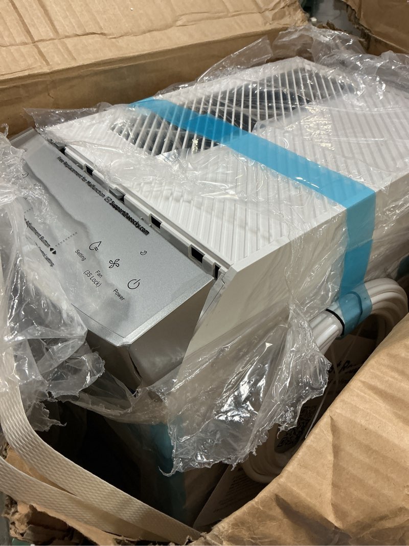 Condition photo showing As Is for 4500 sq.ft energy star most efficient 2025 dehumidifier with pump, aeocky max 80 pint/day smart compressor dehumidifier with drain hose, intelligent humidistat,for basement,bedroom,home (white)