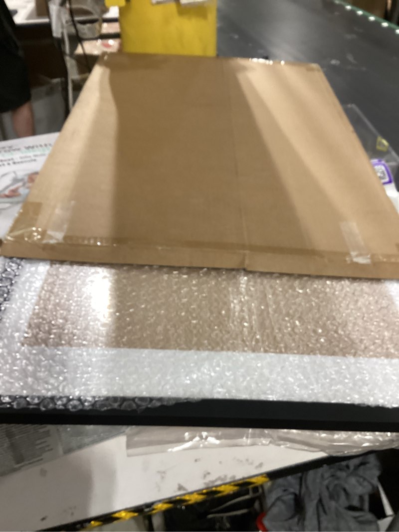 Condition photo showing Good Condition for upsimples 16x24 picture frame, display pictures 14x20 with mat or 16 x 24 without, wall hanging poster frames, black, 1 pack black 16x24
