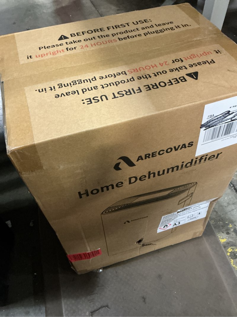 Condition photo showing New/Like New for 52 pints dehumidifier for basement bedroom bathroom large room home, 4500 sq.ft dehumidifiers with drain hose, 2025 energy star certificate, humidity control, 24h-timer, auto defrost (52, pints)