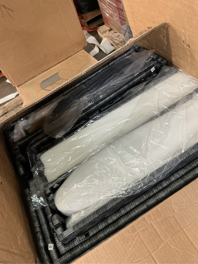 Condition photo showing As Is for Walsunny Patio Furniture 5 Pieces(incomplete)