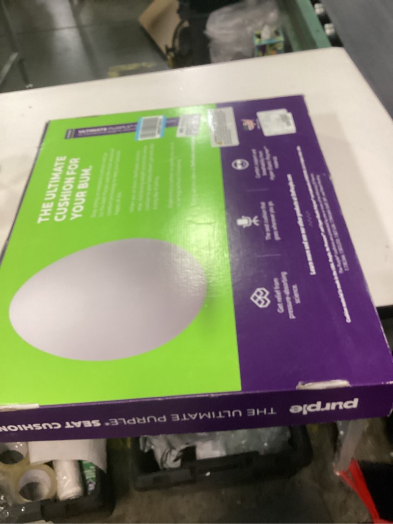 Condition photo showing New/Like New for Purple Ultimate Seat Cushion | Pressure Reducing Grid Designed for Ultimate Comfort | Designed for Gaming | Made in The USA