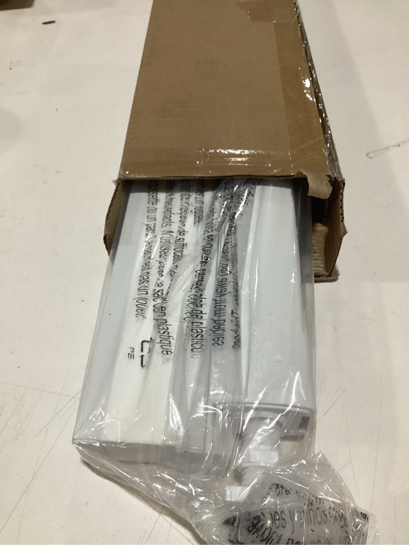 Condition photo showing Good Condition for LazBlinds No Tools No Drill Cordless Cellular Shades, Top Down Bottom Up (TDBU) Honeycomb Shades for Home, Light Filtering Thermal Insulation Blinds for Windows, 22" W x 48" H, White Light Filtering - White 22" W x 48" H