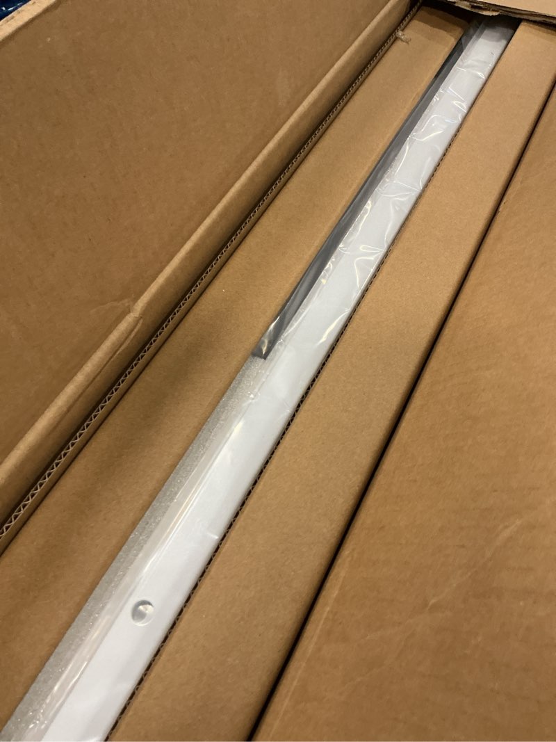 Condition photo showing Good Condition for Garage Ceiling Storage Racks – 4x8 FT Overhead Garage Storage Rack with Safety Lock, Heavy-Duty Ceiling Mounted Lift System and Storage Organizer, Ideal for Maximizing Overhead Space, 325 lbs Capacity Pearl White