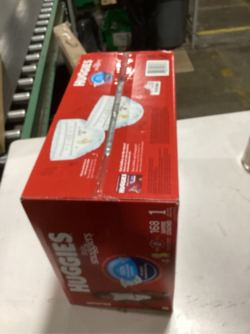 Condition photo showing New/Like New for Huggies Little Snugglers Diapers - Size 1 - 168ct