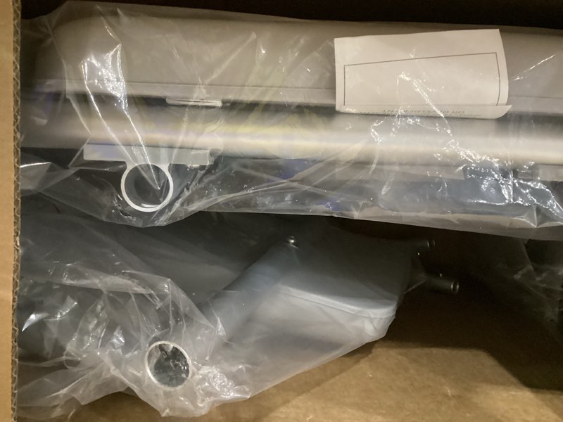 Condition photo showing Good Condition for medline padded transfer bench for bathtub and shower, height adjustable, slip-resistant legs, rust-resistant, side arm & back rest for extra support, 400 lb. weight capacity, tool-free assembly