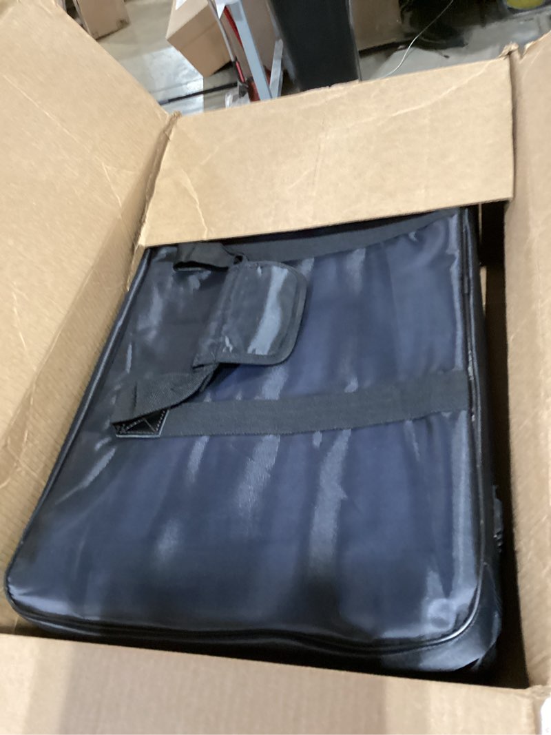 Condition photo showing New/Like New for gokko guitar pedal board 22" x 12.6" guitar pedalboard with power supply bracket, includes carry bag & mounting tapes (black, gks-22b) 22 x 12.6 inches black