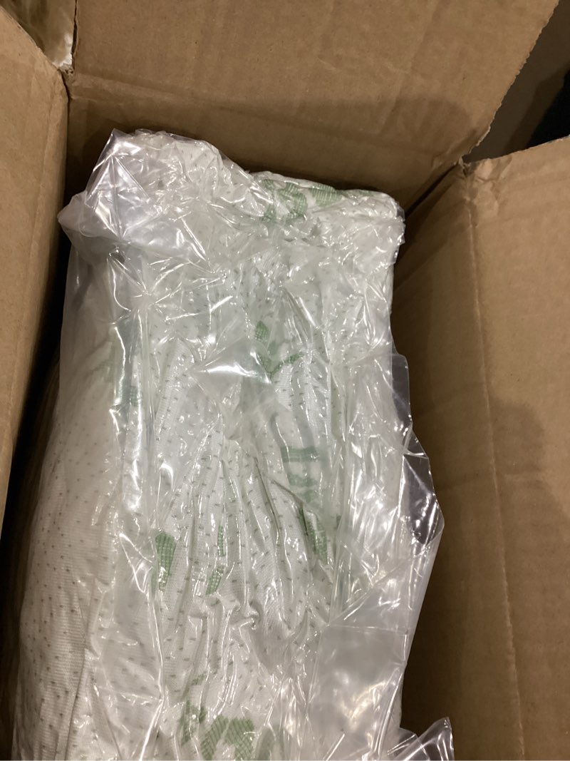 Condition photo showing New/Like New for Cooling Mattress Topper - King Size | Plush Pad Mattress Topper for Back Pain Relief, 8-21" Deep Pocket | Viscose Made from Bamboo Pillow Top | Bedroom Essentials King Green