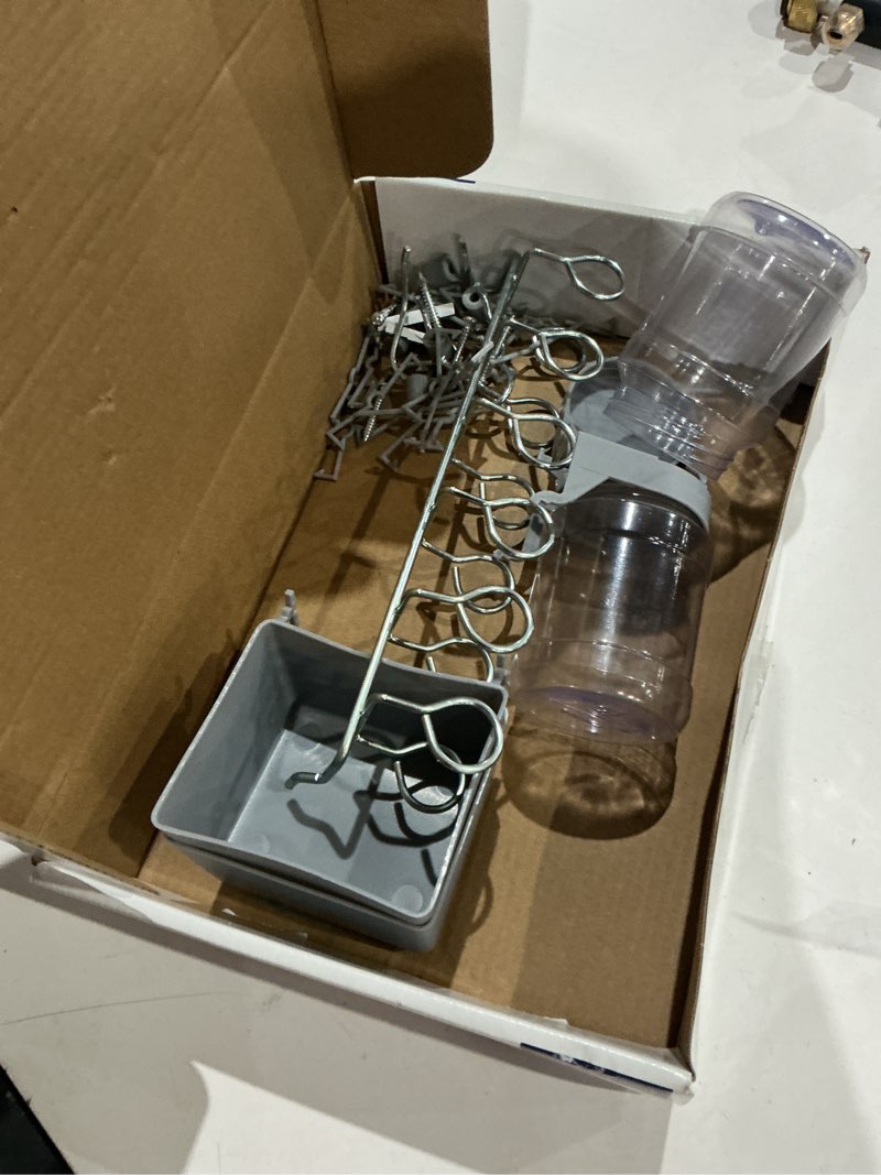 Condition photo showing As Is for project source 43 -piece steel pegboard hook in silver