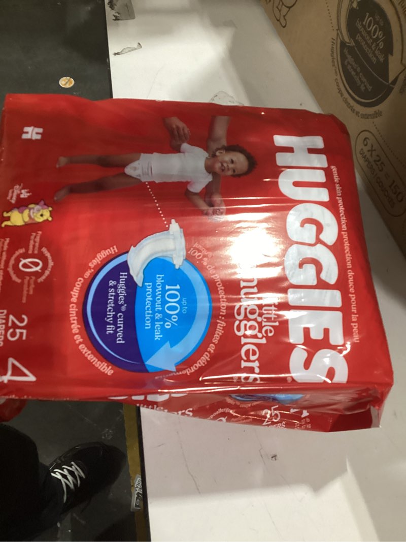 Condition photo showing Good Condition for Huggies Little Snugglers Disposable Diapers - Size 4
