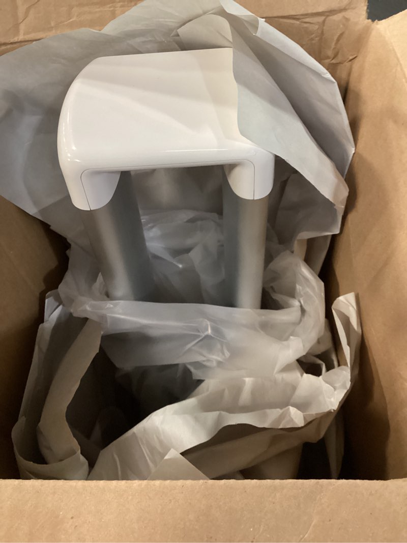 Condition photo showing As Is for ULTTY Bladeless Tower Fan and Air Purifier in one, Bedroom Fan with HEPA Filter 99.97% Smoke Dust Pollen Dander, 42 Inch 90° Oscillating Tower Fan with Remote, Touch, 8H Timer White