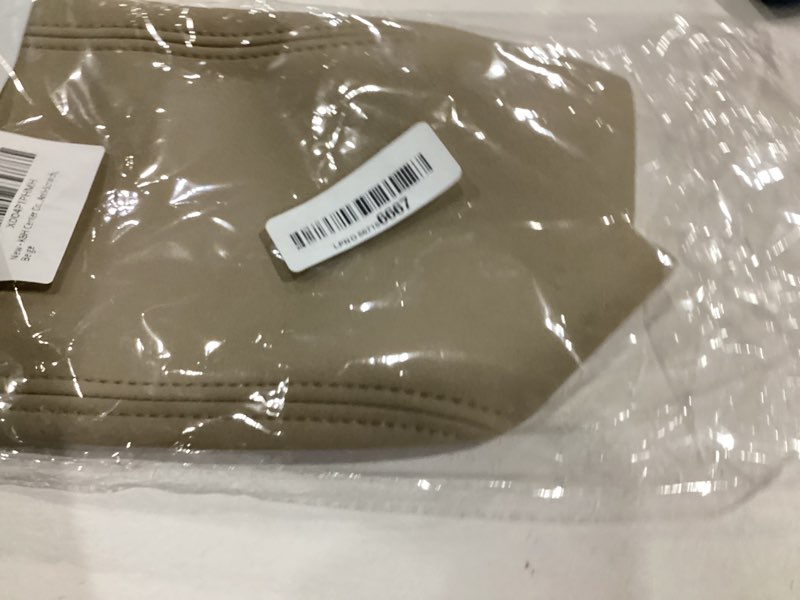 Condition photo showing Good Condition for kbh center console armrest cover upholstery for hyundai sonata 2015-2019, middle console lid replacement cover accessories, vinyl leather, anti-scratch, beige
