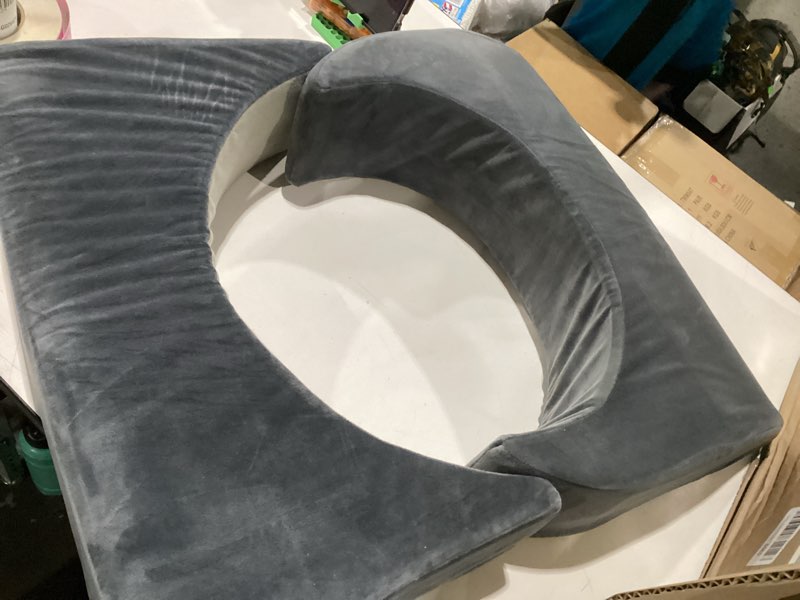 Condition photo showing Good Condition for hombys adjustable size bbl pillow after surgery for sleeping,high density foam butt pillow,brazilian butt lift pillow post surgery recovery for sleeping,bbl chair with hole (dark grey)