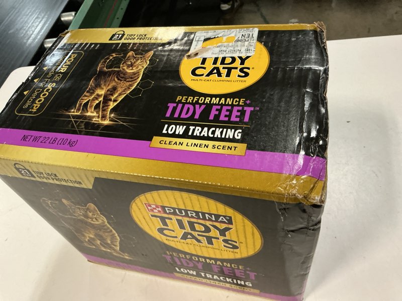 Condition photo showing Good Condition for purina tidy cats performance plus tidy feet low tracking unscented clumping multi cat litter - 22 lb box