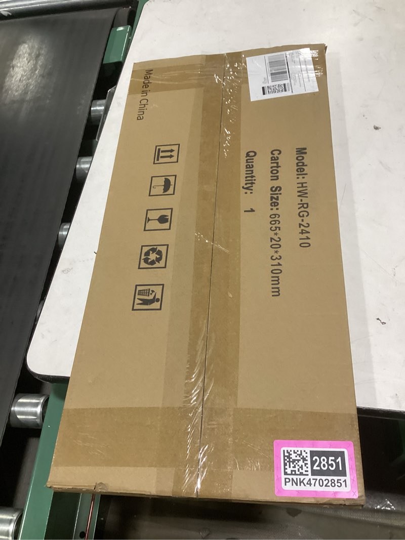 Condition photo showing New/Like New for 24"W x 10"H [Duct Opening Size] Steel Return Air Grille, Air Return Vent Cover for Ceiling and Sidewall - HVAC Air Vent Covers - [Outer Dimensions: 25.75"W x 11.75"H] 24"W x 10"H [Duct Opening]
