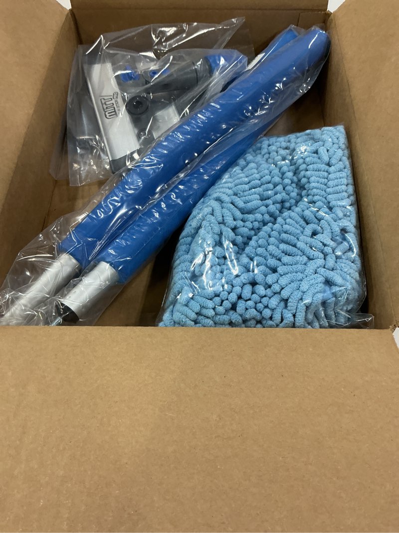 Condition photo showing Good Condition for autofiber [mitt on a stick pro] adjustable head car wash brush | 61" sectional angled pole (noodle cover)