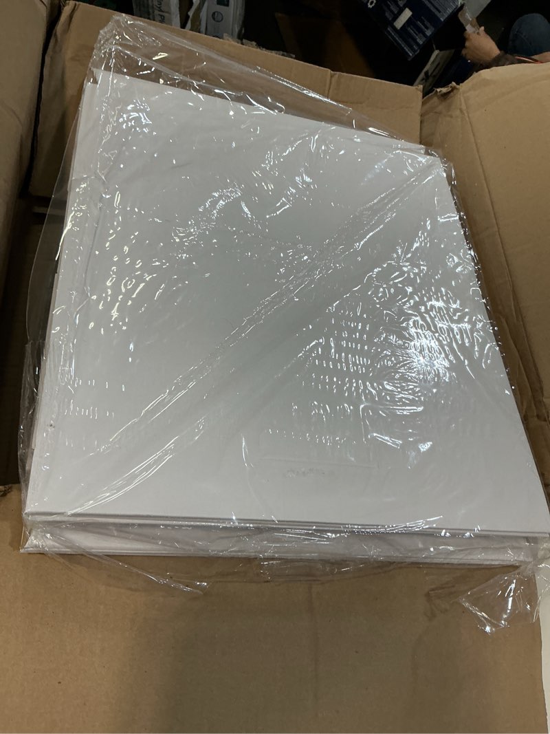 Condition photo showing Good Condition for 3 pack tall cake boxes for tier cakes 16x16x18 inch disposable layer tall baking carrier with window large tierd bakery take out transport containers with handle for wedding, birthday, party 16x16x18-3 pack