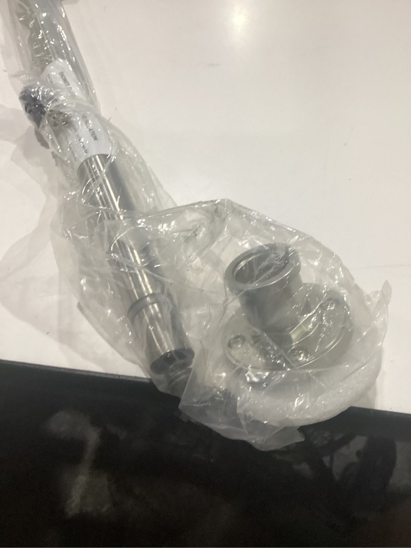 Condition photo showing Good Condition for briofox industrial shower curtain rod - 2-in-1 design tension curtain rod - never rust non-slip 43 to 72 inch 304 stainless steel, brushed nickel window curtain rod 43-72 inches brushed nickel