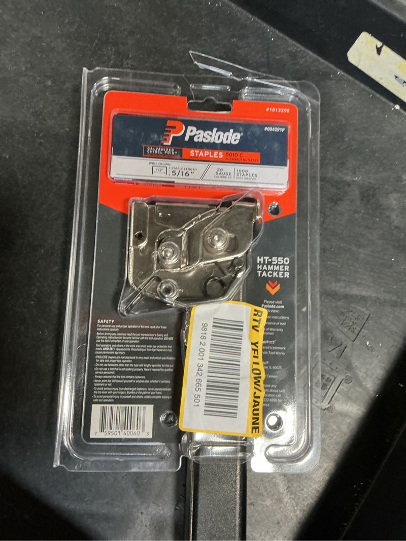 Condition photo showing Good Condition for paslode 20 ga. 1/2 in. stapler hammer tacker