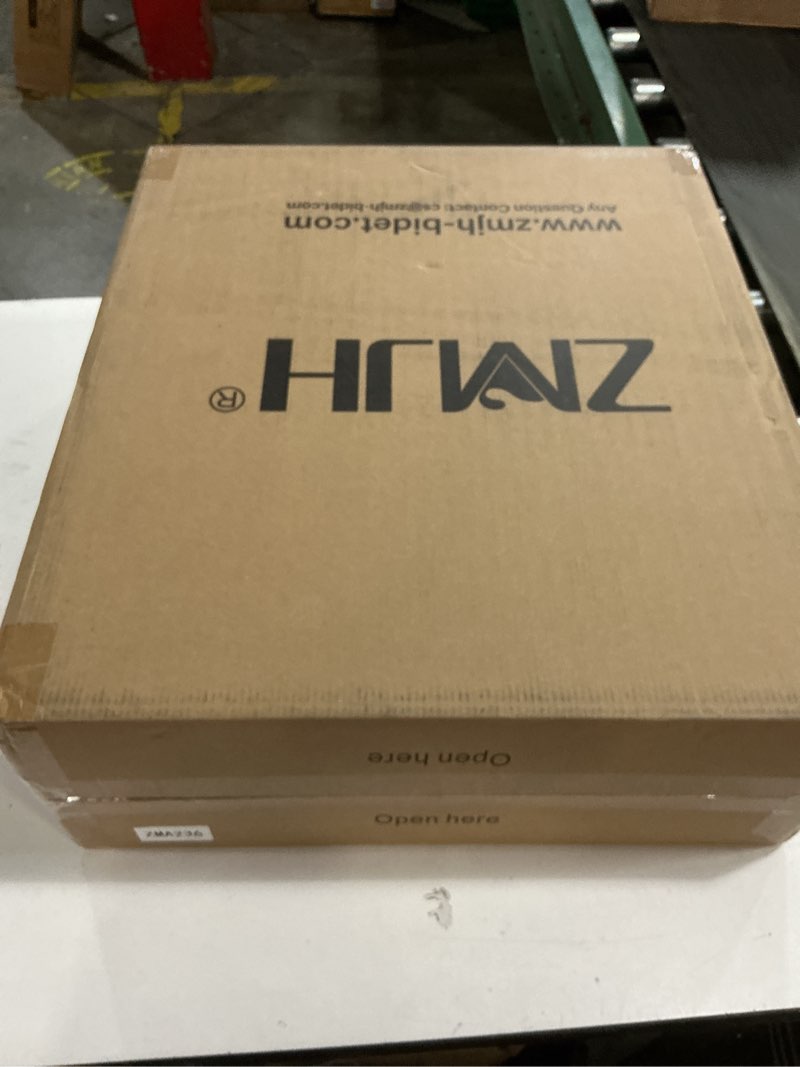 Condition photo showing New/Like New for ZMJH 236 Bidet Toilet Seat Elongated - Endless Warm Water, Heated Seat & Vortex Wash, Dual Front/Rear Cleaning, Warm Air Dryer, LED Night Light, Electric-Powered (Elongated) Oval