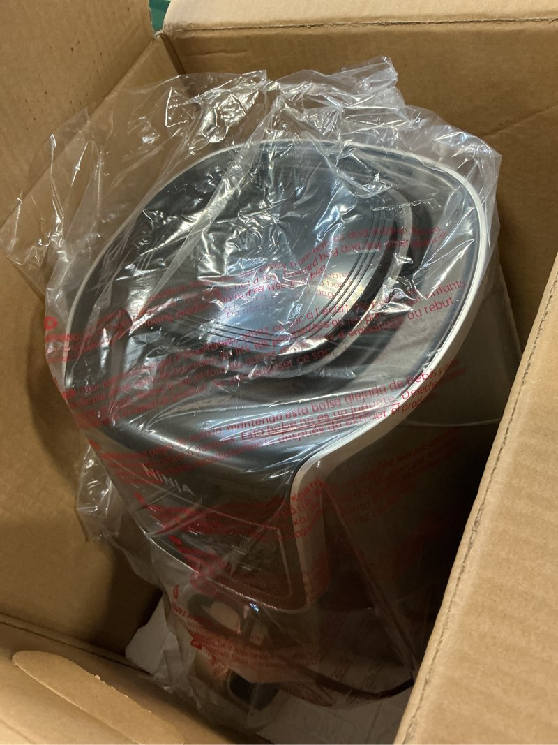 Condition photo showing Good Condition for Ninja | XL Single Basket Air Fryer | 5.5 QT Capacity fits 3lbs of Wings | 5-in-1Air Fry, Roast, Bake,Reheat & Dehydrate |Dishwasher Safe Parts & Recipe Guide | Grey |AF150AMZ 5.5 QT XL
