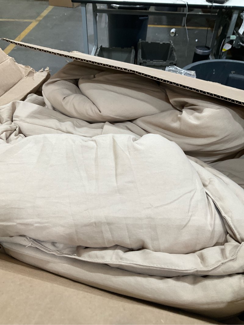 Tan comforter