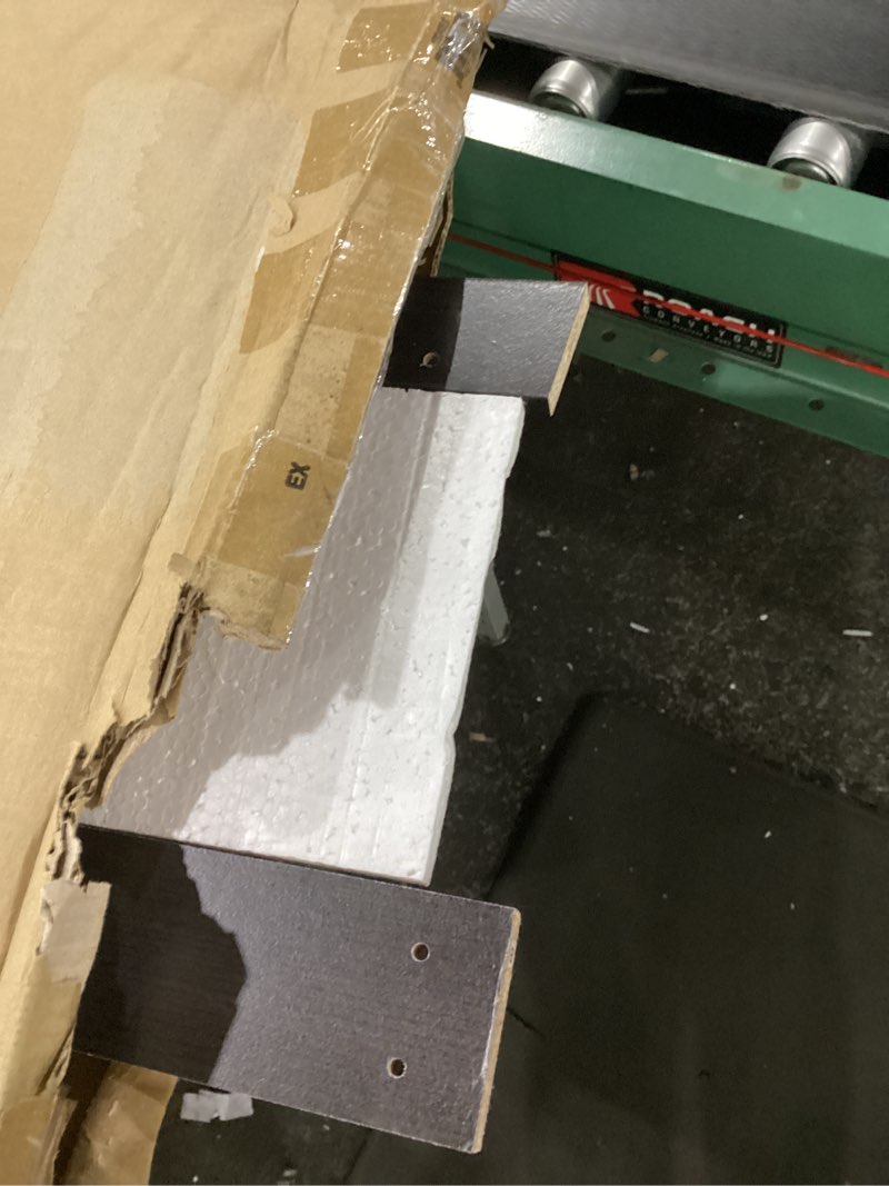 Condition photo showing As Is for furinno beginning coffee table, espresso espresso 36 inches, straight legs