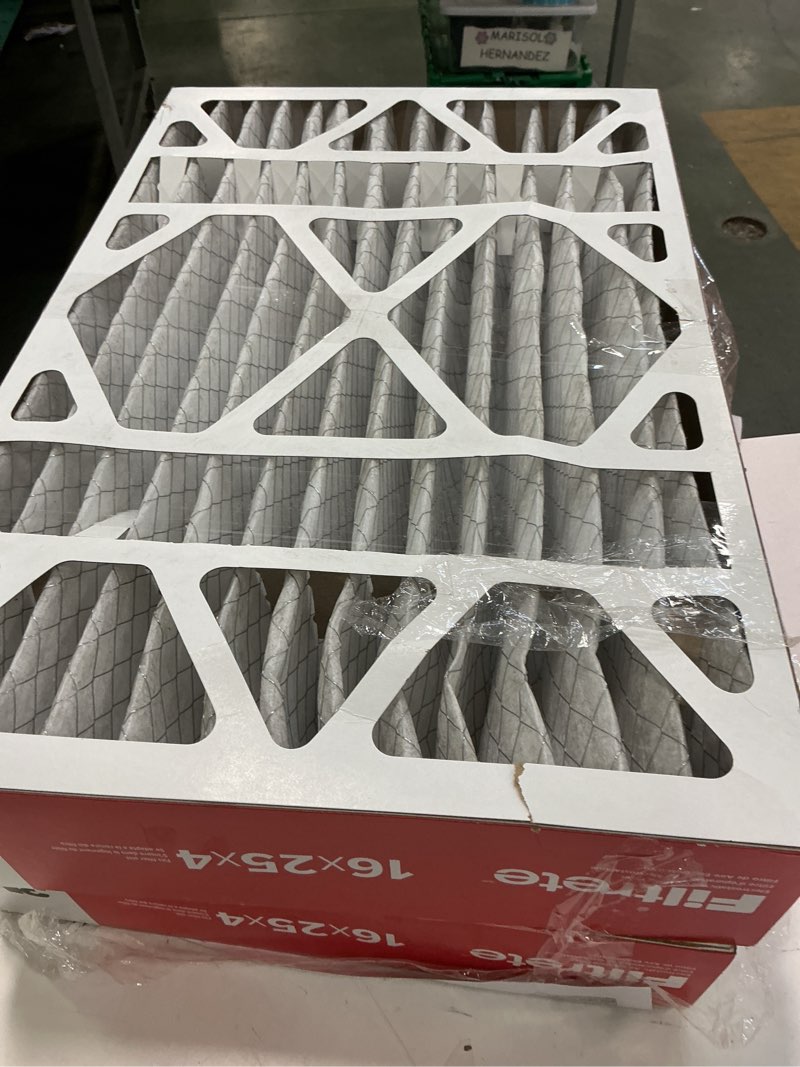 Condition photo showing As Is for Filtrete 2-Pack 1000 MPR Micro Allergen Air Filter16-in x 25-in x 4-in