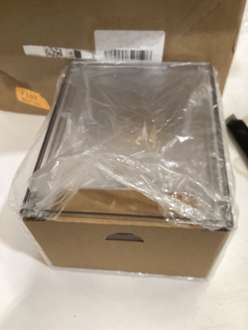Condition photo showing Good Condition for 4 pack laundry room organization storage drawers with labels, clear stackable dryer sheet holder and pod containers, detergent dispenser for laundry room organizing and decor