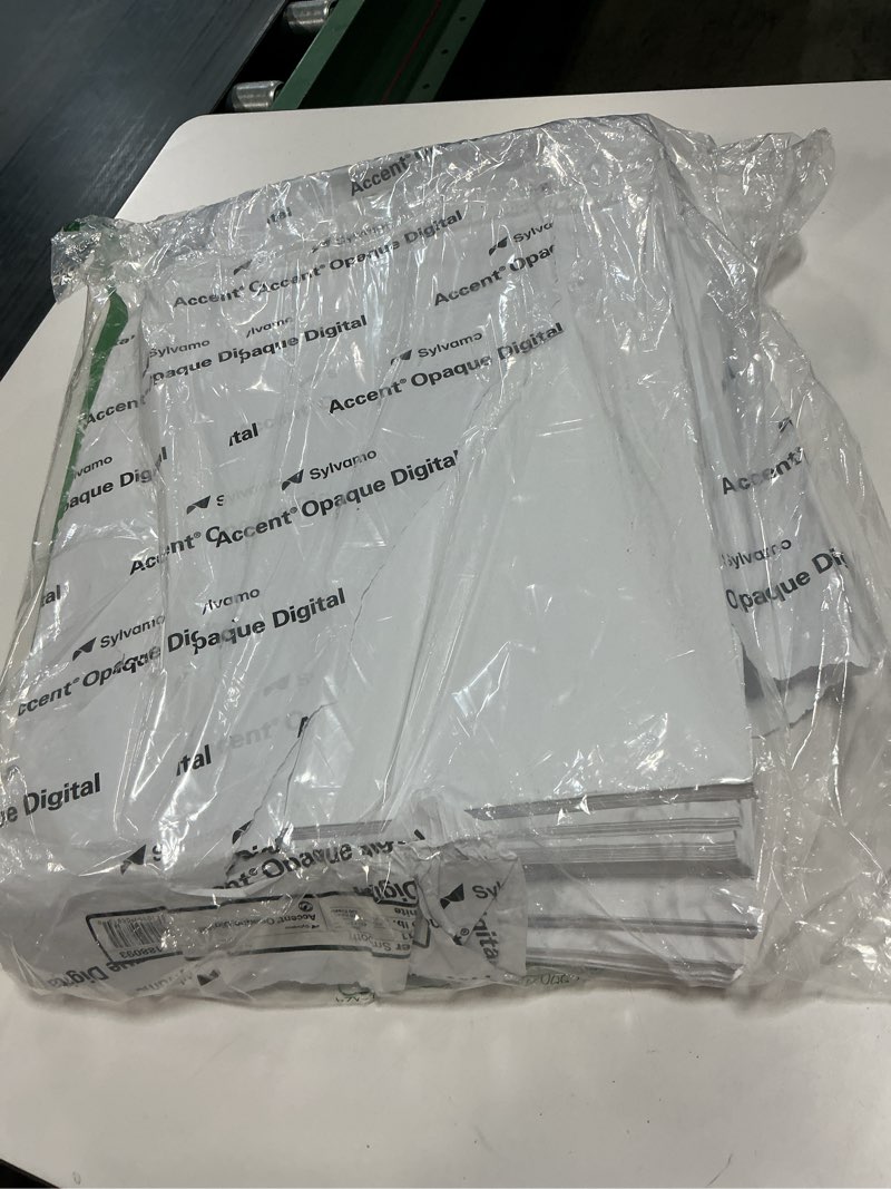 Condition photo showing New/Like New for Accent Opaque 17” x 11” White Cardstock Paper, 100lb, 271gsm – 200 Sheets (1 Ream) – Premium Smooth Heavy Cardstock, Printer Paper for Invitations, Cards, Menus, Business Cards – 188093R 17x11 200 Sheets (1 Ream) 100 lb