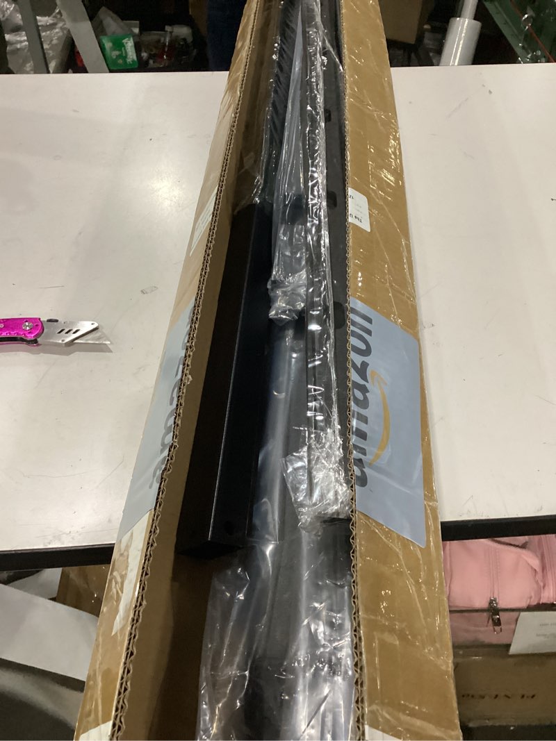 Condition photo showing Good Condition for hand rails for outdoor steps?stair handrail & indoor stair railing kit?railings for outdoor steps for fence & outdoor steps (1, black-with balusters, 4 step) black-with balusters 4 step 1