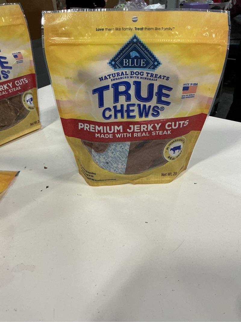 Condition photo showing Good Condition for ((BEST 2026 MAR))Blue Buffalo True Chews Premium Jerky Cuts Natural Dog Treats, Chicken 12 oz bag Chicken 12 Ounce (Pack of 1)