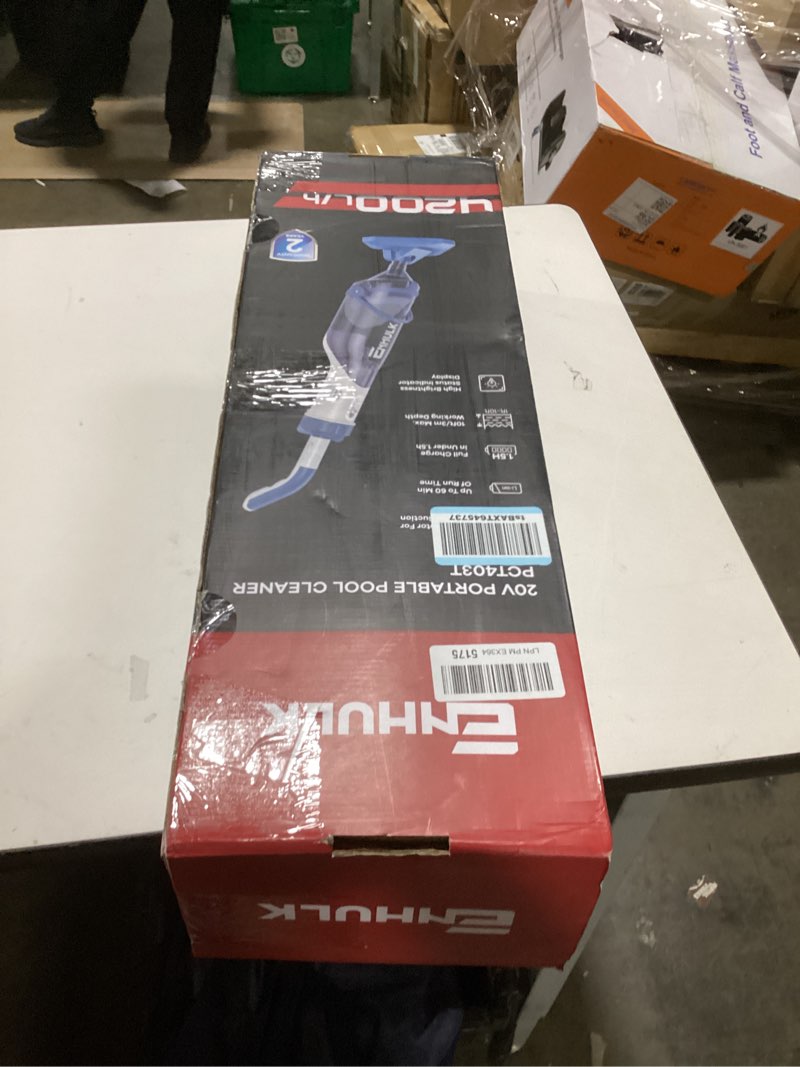 Condition photo showing Good Condition for Pool Vacuum for Above Ground Pool with a Telescopic Pole, Running time up to 1H, T403 Handheld Recha