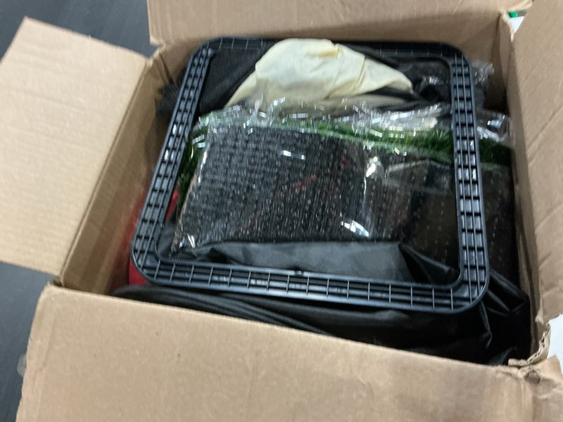 Condition photo showing As Is for Brooder Box for Chick Starter Kit - 2026 Upgrade Dual Door Chicken Brooder Pen/Playpen/Tent with 10*10 in Brooder Heating Plate,Nesting Pad,Chicks Feeder?Waterer,Chick Perch Up to 15 Chicks,Duck,Quail coffee