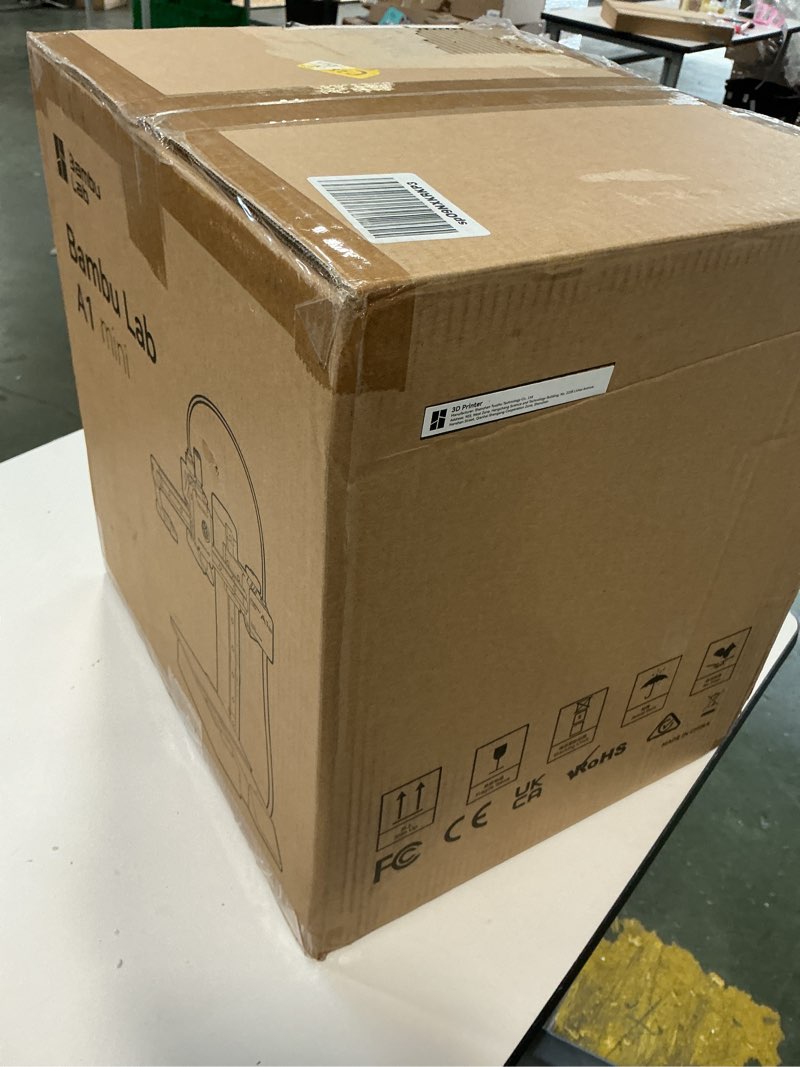 Condition photo showing New/Like New for Bambu Lab A1 Mini 3D Printer, Support Multi-Color 3D Printing, Set Up in 20 Mins, High Speed & Precision, Full-Auto Calibration & Active Flow Rate Compensation, ?48 dB Quiet FDM 3D Printers A1 Mini(Without AMS lite)