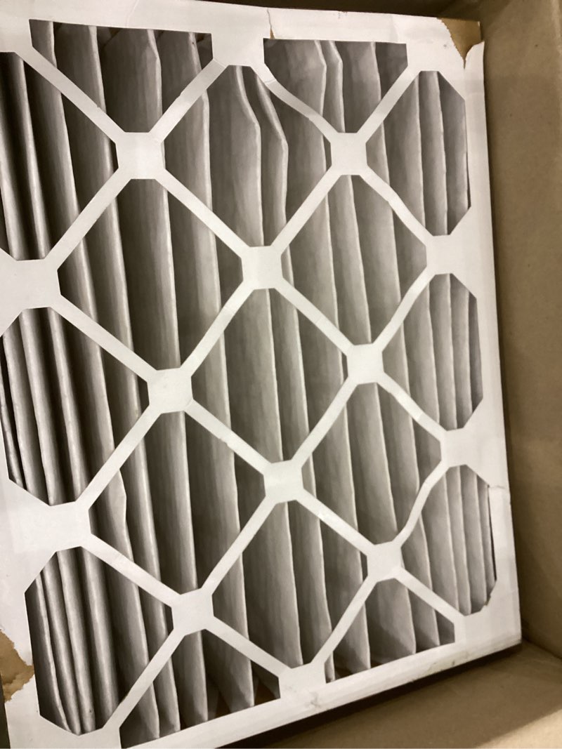 Condition photo showing As Is for BNX TruFilter 16x20x4 (15.5’’ x 19.5’’ x 3.63‘’ Slim Fit) MERV 13 Air Filter (2-Pack) - MADE IN USA - Air Conditioner HVAC AC Furnace Filters Health, Allergies, Mold, Bacteria, Smoke, MPR 1900 FPR 10 MERV 13 16x20x4 2-Pack (Slim Fit)