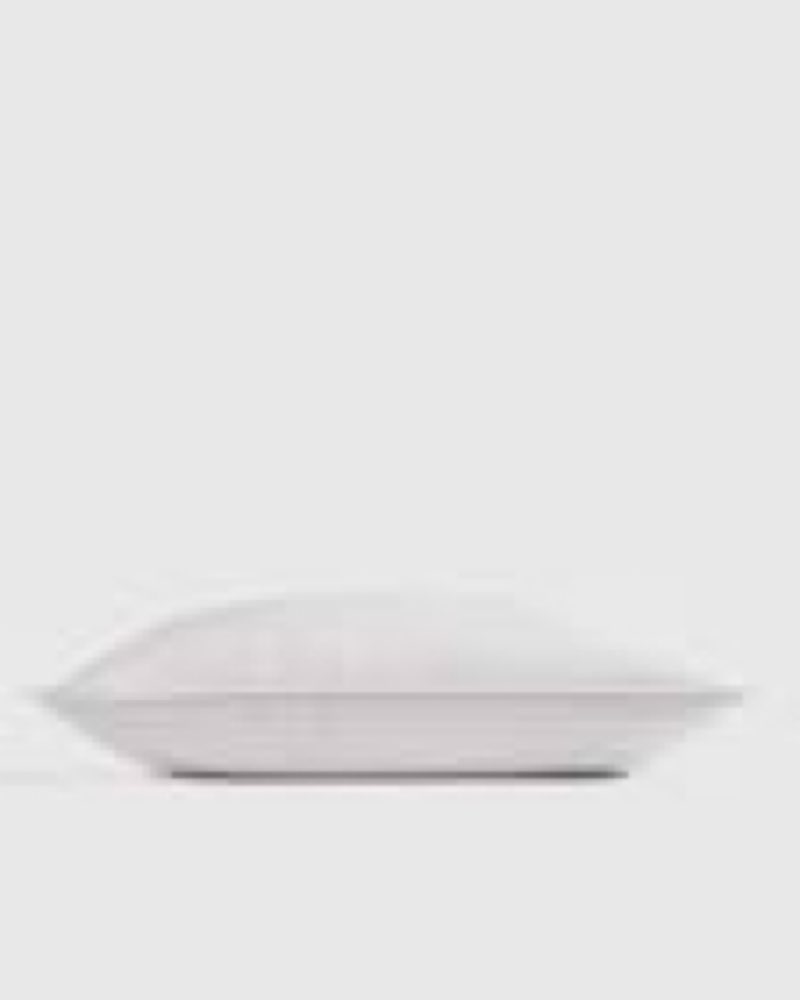 quince luxe goose down pillow standard medium firm 