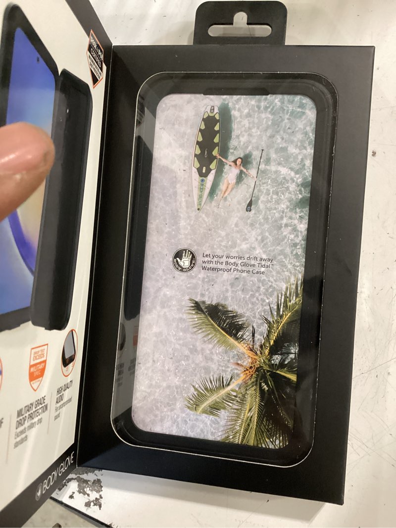 Condition photo showing New/Like New for body glove tidal waterproof phone case for samsung galaxy a35 5g – black/gray