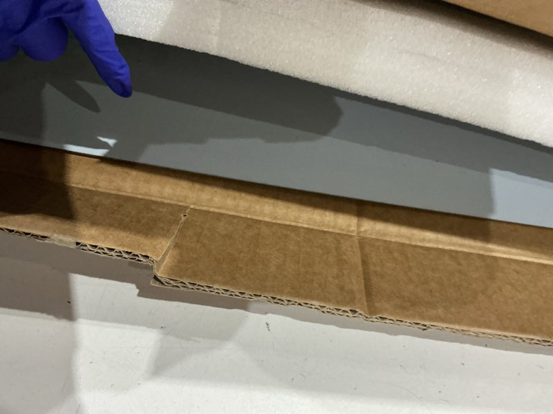 Condition photo showing Good Condition for bamboo cutting board double sided 28” x 18” with juice groove, large wooden cutting boards for kitchen, wood chopping board with side handles for fruit, meat, kneading dough 27.6"l x 17.7"w
