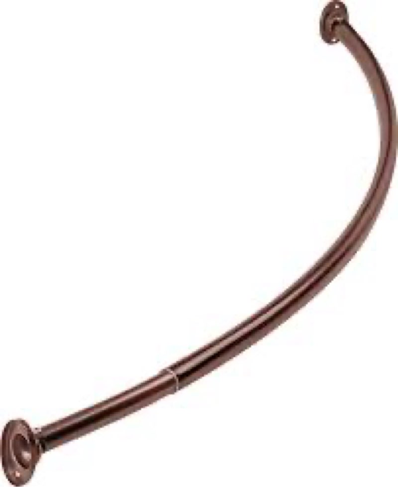 Asoorted curtain rods shower curtain rods, shower handles 