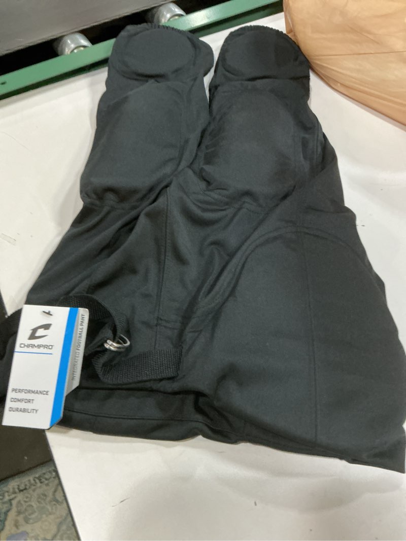 Condition photo showing Good Condition for Champro Youth Terminator 3 Integrated Football Pants with Built-in Pads Large Black