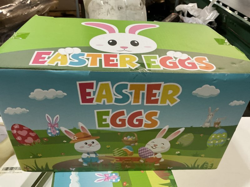 Condition photo showing New/Like New for flysnk 200 pack easter eggs bulk include 6 surprise golden eggs, 2.4 inch bright colors fillable plastic easter egg empty for easter hunt, easter basket stuffers fillers, party favors classroom prize